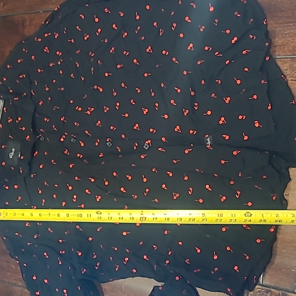 Rails Black Cherry Patterned Button Longsleeve Sh… - image 7